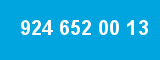 924 652 00 13 924 652 00 13